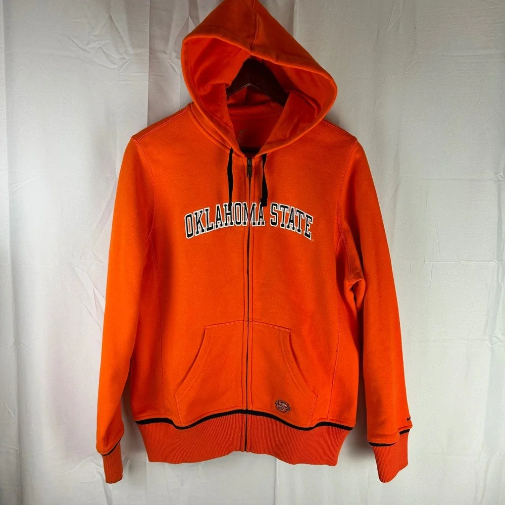 Nike Oklahoma State Cowboys OSU Full Zip Hoodie Youth XL 16-18 Orange 19114X-OC4